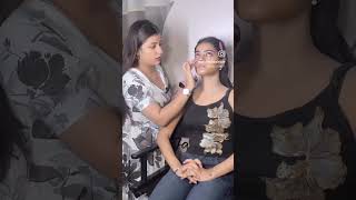 Demo day of one month basic to advance professional course #makeup #makeupartist #makeupcourse