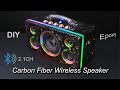 Epoxy Carbon Fiber Joint Portable Wireless Speaker DIY