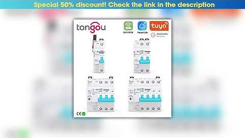 Best Seller TUYA MCB WIFI Metering Circuit Breaker Smart Life Timer Remote Control Automatic Wirele