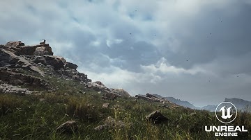 Rocky Slope -  Cinematic 4k - Unreal Engine 4