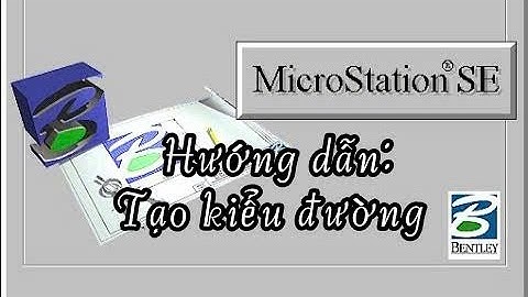 MicroStation SE: Tạo kiểu đường