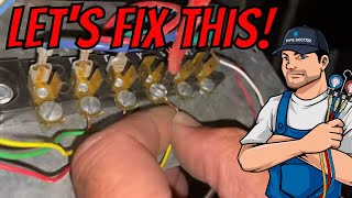 Central AC Not Blowing Transformer Dead How to Fix Wire Short Between Air Handler &amp; Condenser