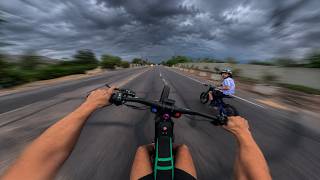 Riding my Surron AROUND TOWN....