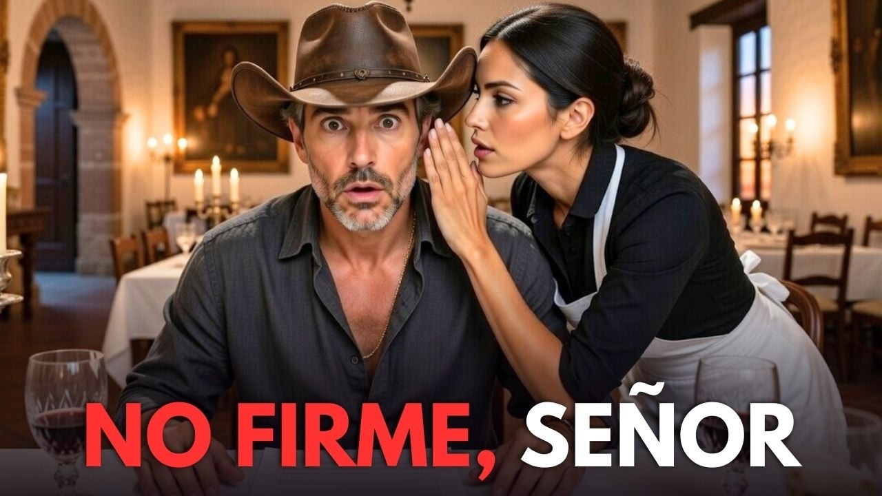 NO FIRME, SEÑOR — LA CRIADA LE SUSURRÓ AL HACENDADO LO QUE NADIE SE ATREVÍA