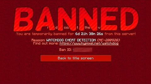 WOW! False Banned by Hypixel Watchdog + Proof I Wasn