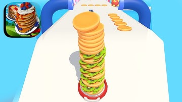 Pancake Run ​- All Levels Gameplay Android,ios (Levels 578-579)