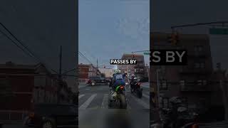 Biker Spots Weird Rider in NYC