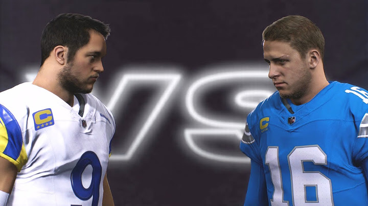 Madden NFL 25 - Los Angeles Rams Vs Detroit Lions PS5 Simulation (Madden 26 Rosters)