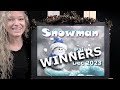 December 2023 &quot;SNOWMAN&quot; - Patreon Painting Contest Winner Announcement - CRAZY BEAUTIFUL PAINTINGS!