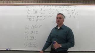 ACCUPLACER REview: Arithmetic Problem 35 - Mathematics with Dan Avedikian