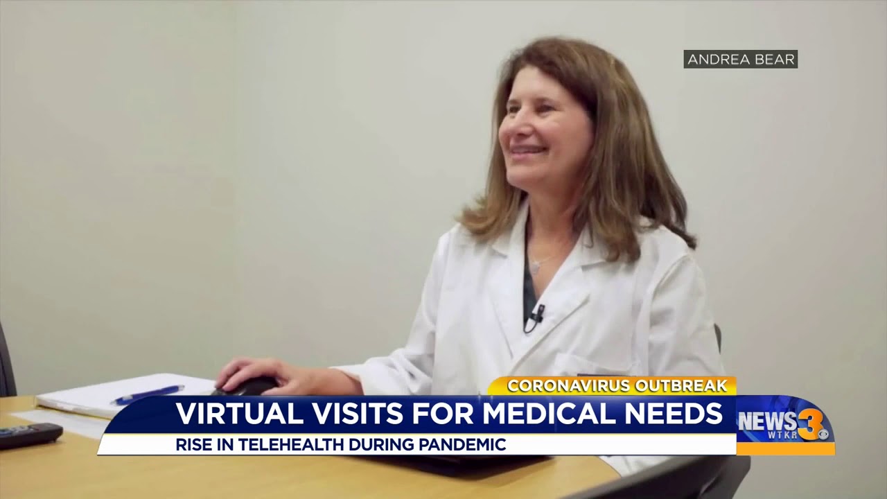 Telehealth services surge during coronavirus crisis - YouTube