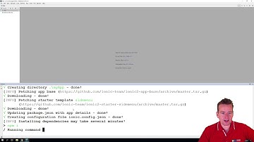 Ionic Mobile Apps | S1P9 | Creating our first application