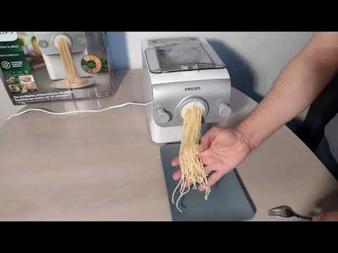 test de pâtes avec la machine à pâtes Philips 