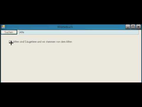 Visual Basic Wörterbuch tutorial