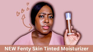 umm...😳 | new fenty skin tinted moisturizer review • on dark skin + combination skin type screenshot 4