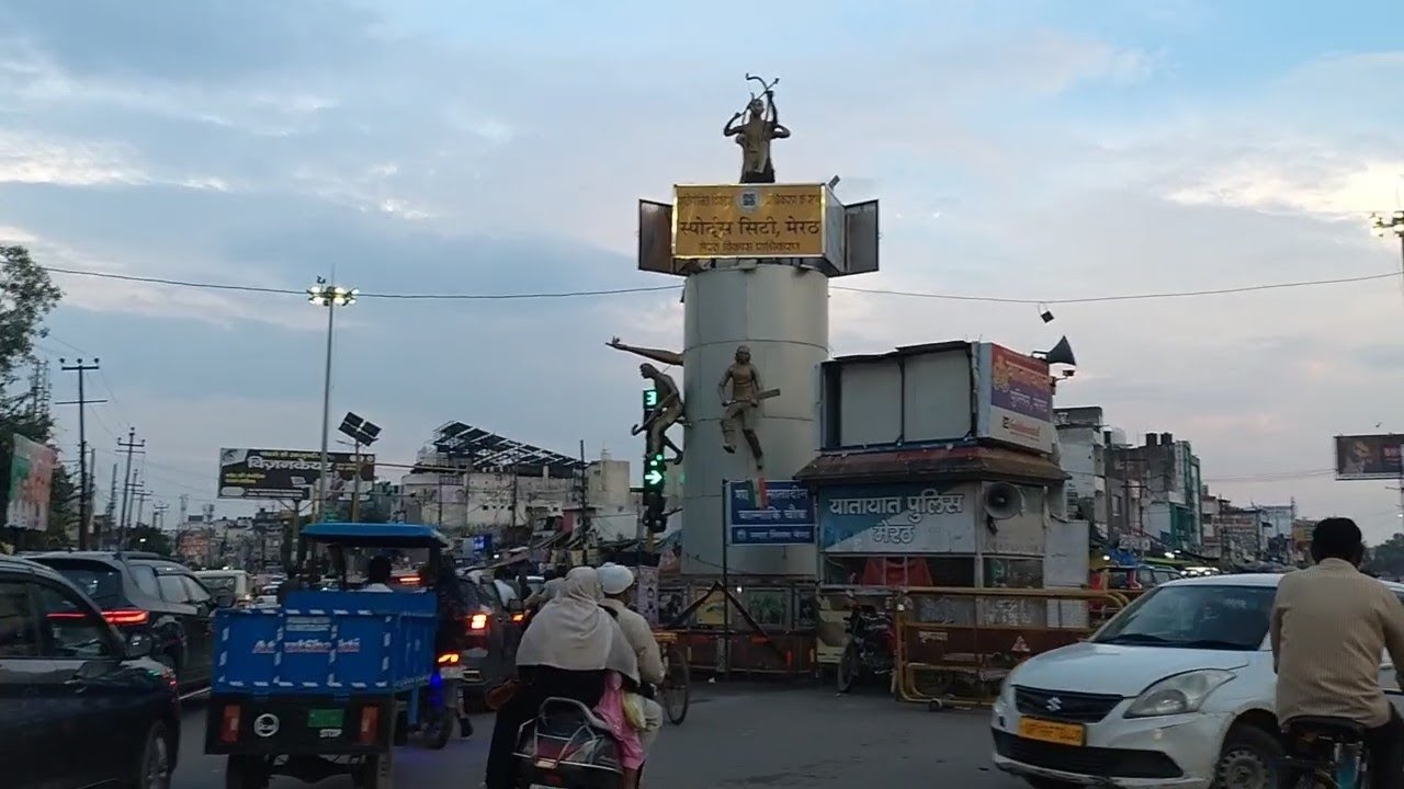 मेरठ शहर । Meerut Market Xplore।Hapur Adda Meerut