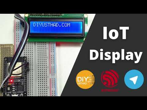 IoT Display | ESP32 + Telegram