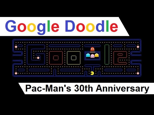 Pac-Man 30th Anniversary Google Doodle 