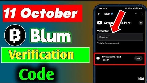 crypto Terms. part 1 Blum video code / Blum today verification keyword crypto Terms part 1 #blumcode