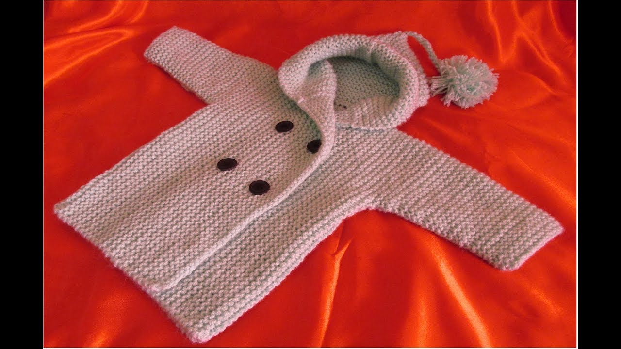 Cardigan tricotat, cel mai usor si rapid model (Subtitle English symbols) PARTEA A II-A