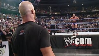 Kurt Angle (w/WWF Superstars) vs. Tazz (w/Alliance Members)! 8/16/01