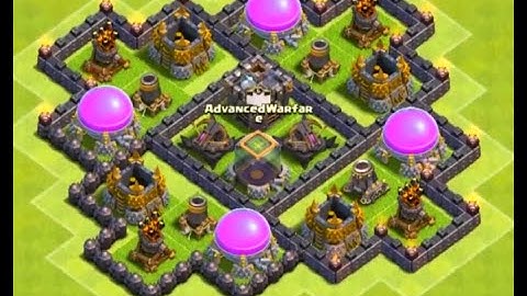 Town Hall 9 - BEST DARK ELIXIR PROTECTION TH9 - Farm base - Air sweeper update - Clash of Clans 2015
