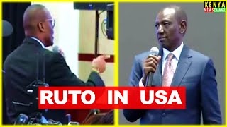 'WHY SHOULD I PAY TAX FOR DONATING COMPUTERS' Ruto asked by Man Living in the US
