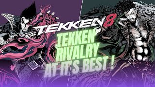 Tekken 8 v2.00.02 | Tekken Rivalry at its best between Kazuya and Eddy | Ranked Set !