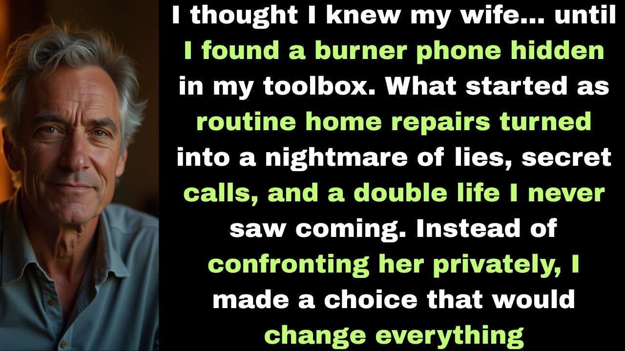 Found Wife's Burner Phone in My Toolbox — Returned It Gift-Wrapped at Her Parents' House