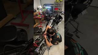 #harleydavidson #fabrication #audio #motorcycle #tools #music #fyp #loud #automobile #work