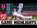 Mets vs. Nationals Game Highlights (8/2/22) | MLB Highlights