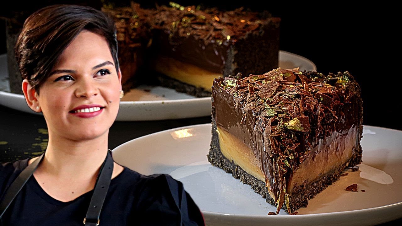 VOCÊ vai QUERER FAZER SEMPRE essa TORTA DE CHOCOLATE COM CARAMELO | Fácil e Delicioso!