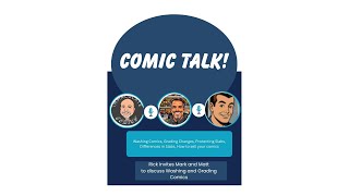 Comic Book Hot Topics Live: Washing, Grading, Cases & the Market | Immaculate Comics @ImmaculateComics