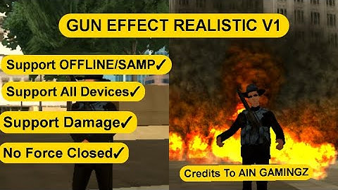 How To Download Realistic Gun Effect || Credits To IAN GAMINGZ || ANGAS