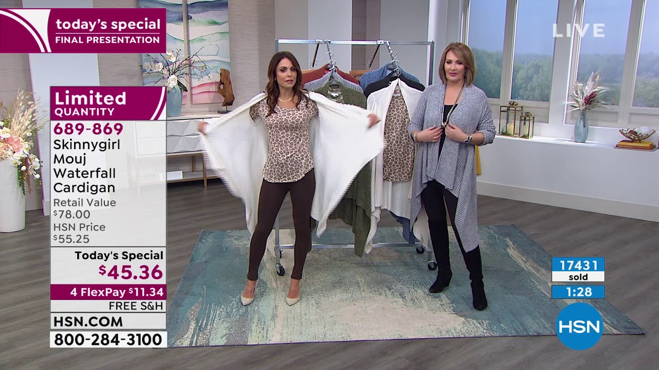 Skinnygirl Mouj Waterfall Cardigan 