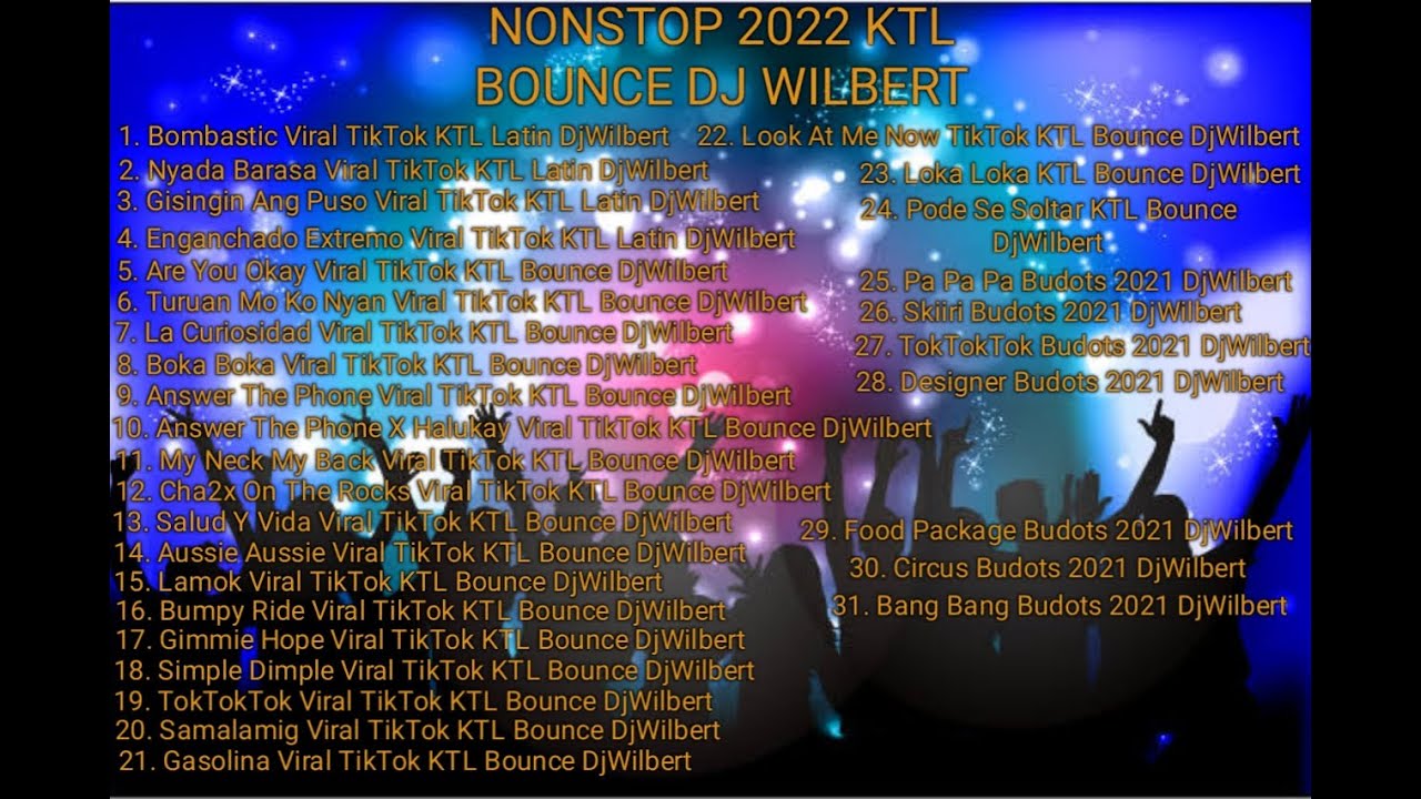 Nonstop 2022 TikTok KTL Latin & Bounce V S Budots TikTok DjWilbert