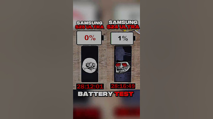 SAMSUNG S24 ULTRA VS SAMSUNG S25 ULTRA BATTERY 🔋 TEST?