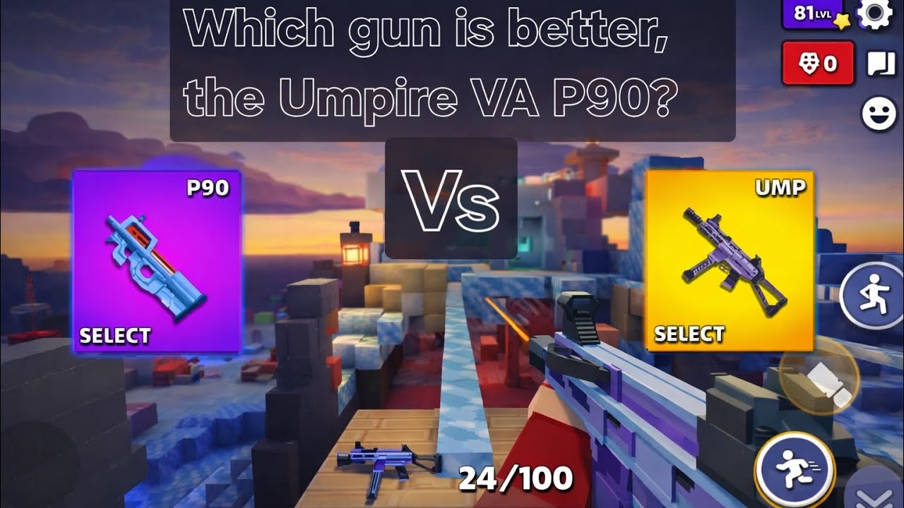Which gun is better, the Umpf vs. the P90? 