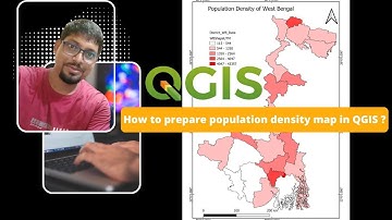 How to prepare population density map in QGIS II Choropleth Map II Graduated Colour Map