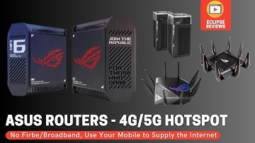Turn Your ASUS Router into a 4G/5G Hotspot Instantly (4G / 5G Auto Mobile Tethering)
