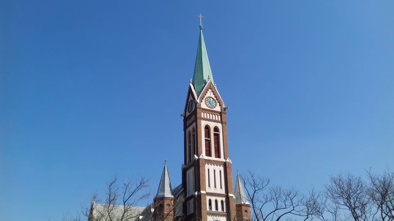 Budapest XX. (H) Árpád-Házi Szent Erzsébet templom déli harangszó 2019. Március 22.