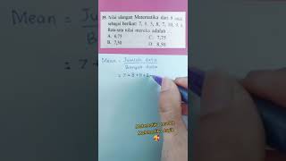 cara menentukan rata-rata data tunggal // mencari mean #fyp #matematikamudah #matematikaasyik #guru cara menentukan rata-rata data tunggal // mencari mean #fyp #matematikamudah #matematikaasyik #guru