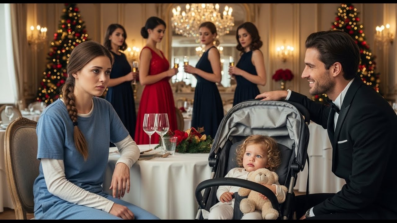 Alla festa di Natale, le ricche volevano il vedovo milionario… ma lui guardava la madre single.