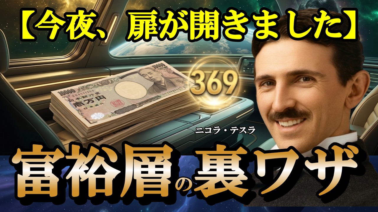 【※選ばれし貴方へ】寝ながら369を聞くだけ!最短最速で口座が潤う完全放置術