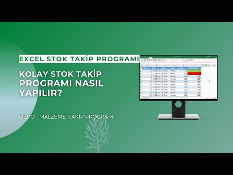 Excel Stok Takip Programı Yapmak V1. - Stok Tutmak Artık Çok Kolay