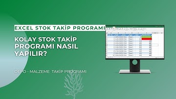Excel Stok Takip Programı Yapmak V1. - Stok Tutmak Artık Çok Kolay
