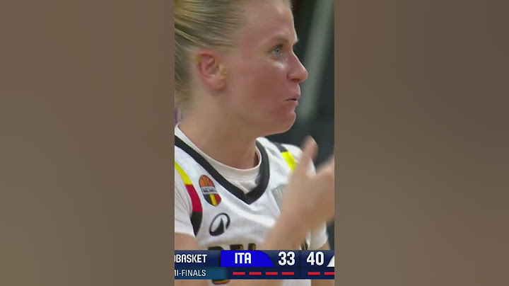 Vliegende Julie Vanloo kan het zelf niet geloven! 🤩 #Basketbal #BelgianCats #EuroBasketWomen