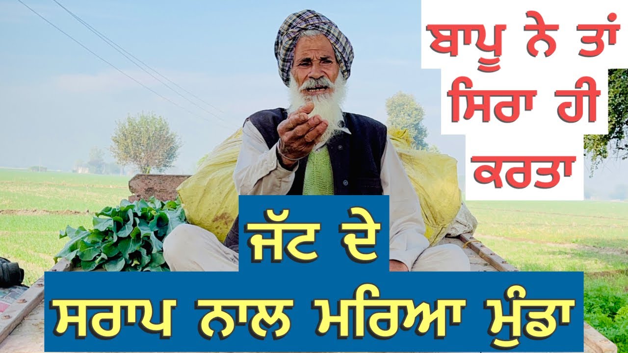 ਜੱਟ ਦੇ ਸਰਾਪ ਨਾਲ ਮਰਿਆ ਮੁੰਡਾ