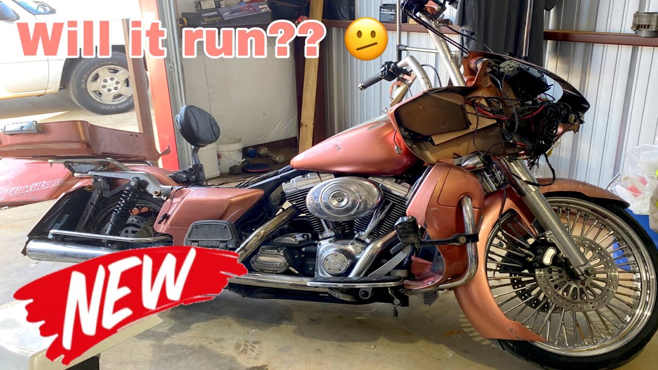 I BOUGHT A WRECKED ROAD GLIDE TO REBUILD!