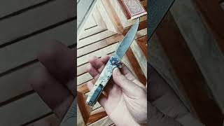 Tsunami Waves Flipper Knife (spring assisted | tip up deep carry) #knife #edcknife #budgetknife